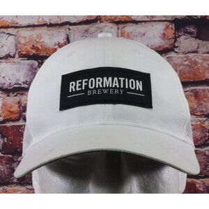 Reformation Brewery Logo White Adjustable Baseball Cap